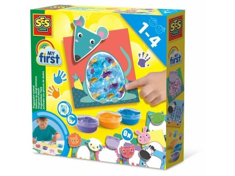 Комплект за Рисуване SES Creative Finger painting