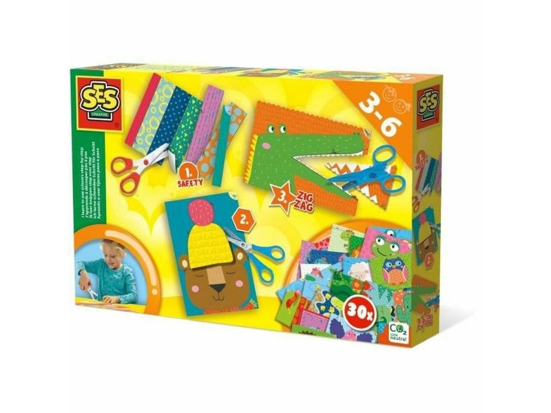 Занаятчийска игра SES Creative I Learn to Cut Step