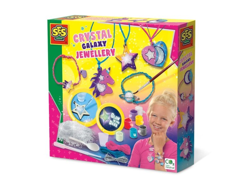 Огърлица SES Creative Crystal Galaxy Jewellery
