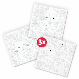 Комплект за Рисуване SES Creative Painting by number on canvas (3 Части)