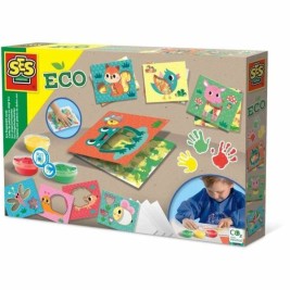 Комплект за Рисуване SES Creative Eco Finger Paint Cards