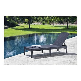 Lamamistool Allibert Jaipur Тъмно сив 187 x 58 x 29 cm