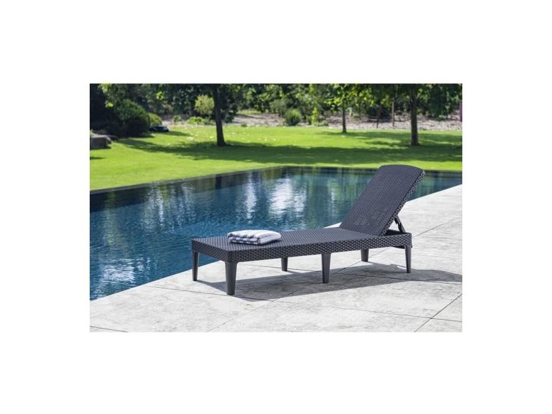 Lamamistool Allibert Jaipur Тъмно сив 187 x 58 x 29 cm