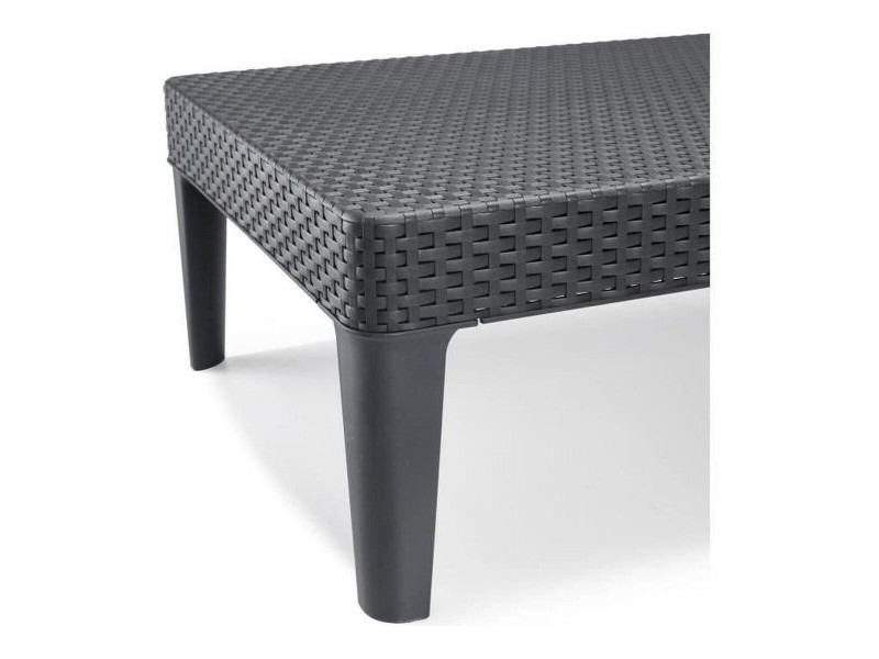 Lamamistool Allibert Jaipur Тъмно сив 187 x 58 x 29 cm