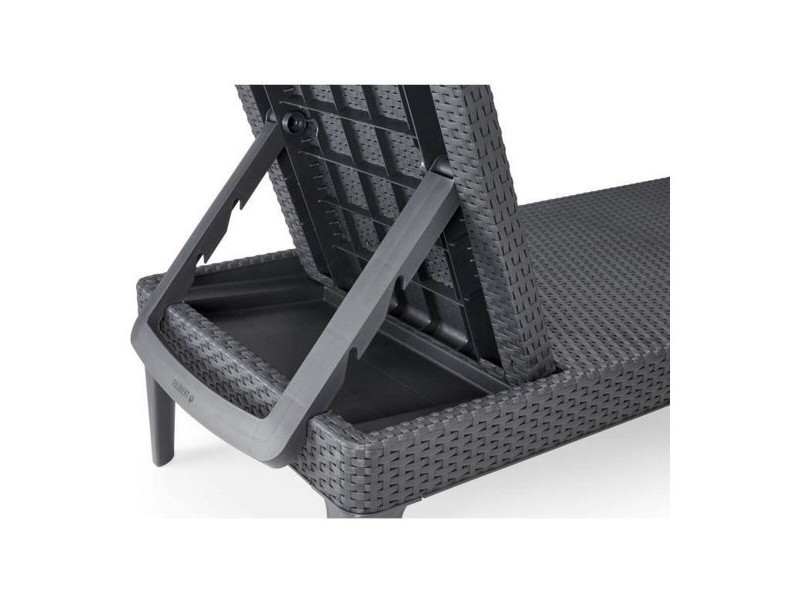Lamamistool Allibert Jaipur Тъмно сив 187 x 58 x 29 cm