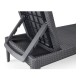 Lamamistool Allibert Jaipur Тъмно сив 187 x 58 x 29 cm