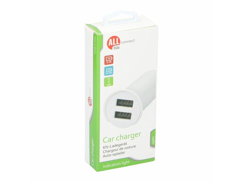 Зарядно за кола All Ride 2,1 A 12-24 V USB