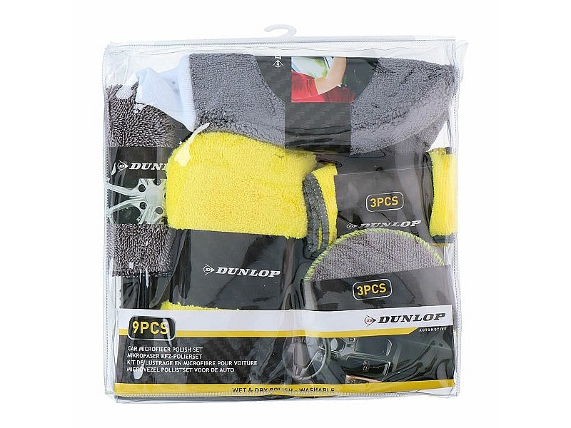Комплект за почистване и съхранение Dunlop Кола 9 Части