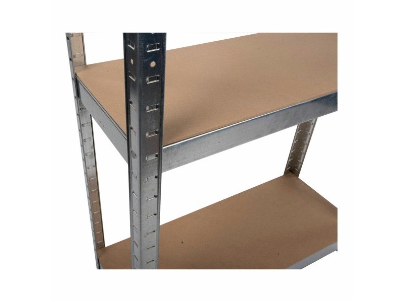 Лавица Kinzo Дървен Неръждаема стомана 5 Рафтове 750 kg 75 x 30 x 172 cm
