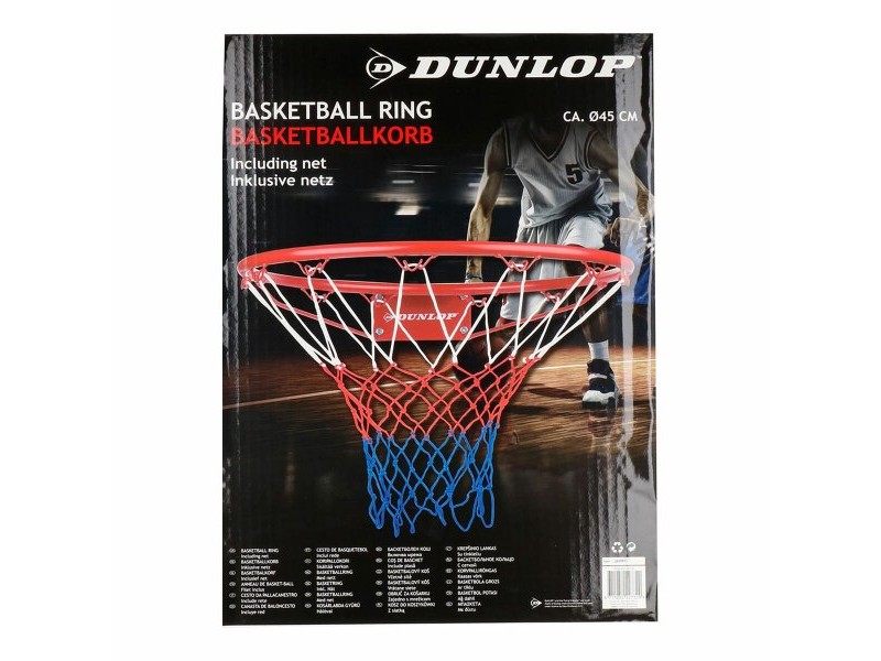 Баскетболен обръч Dunlop Син Бял Червен Ø 45 cm