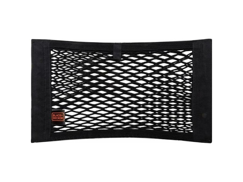 Мрежа за съхранение за автомобил Black & Decker Черен 40/50/60/80 x 25 cm 4 Части