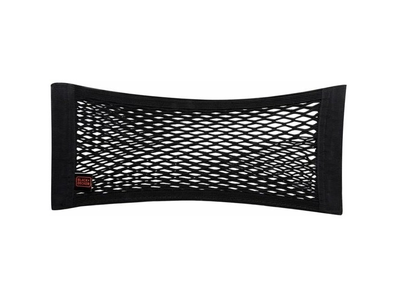 Мрежа за съхранение за автомобил Black & Decker Черен 40/50/60/80 x 25 cm 4 Части