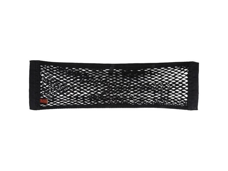 Мрежа за съхранение за автомобил Black & Decker Черен 40/50/60/80 x 25 cm 4 Части