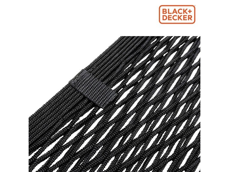 Мрежа за съхранение за автомобил Black & Decker Черен 40/50/60/80 x 25 cm 4 Части