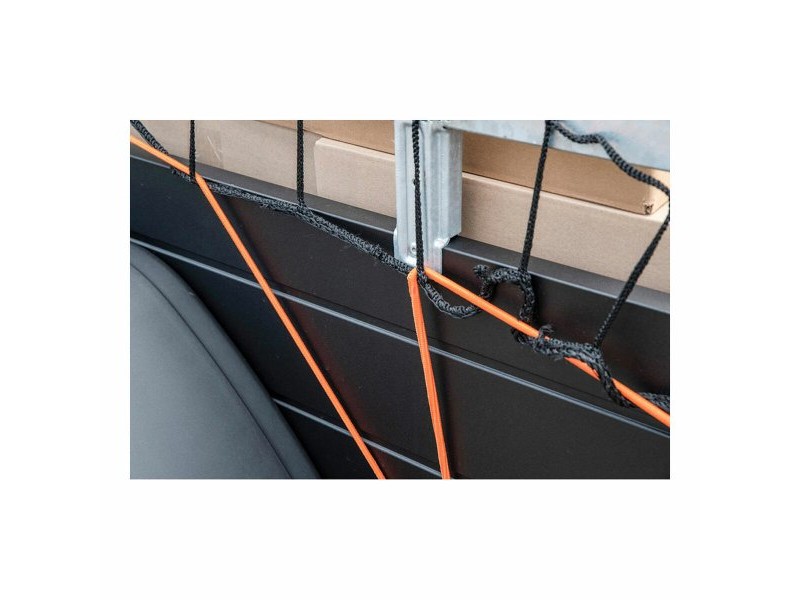 Мрежа за ремарке Black & Decker 1,6 x 2,5 m Черен Пластмаса