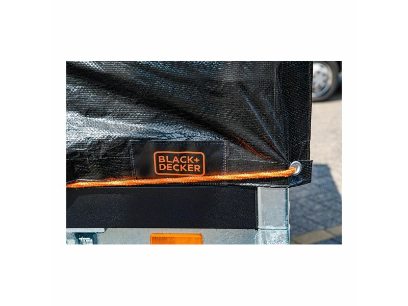 Покривка за ремарке Black & Decker Черен 1,6 x 2,5 m Покривка за ремарке Black & Decker Черен 1,6 x 2,5 m