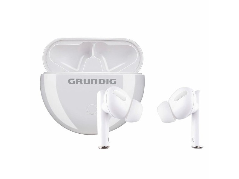 Блутут слушалки Grundig earbuds Бял