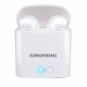 Блутут слушалки Grundig earbuds Бял