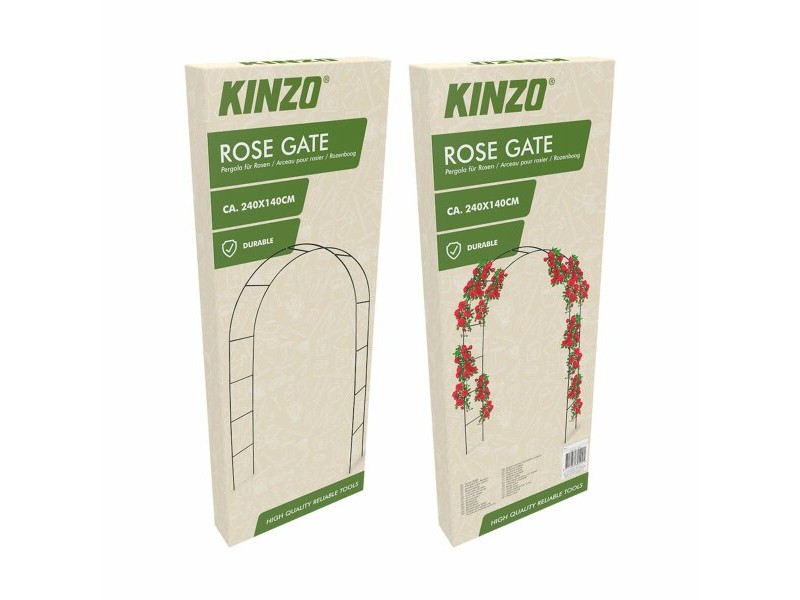 Градинска арка Kinzo 240 x 140 cm Метал рози