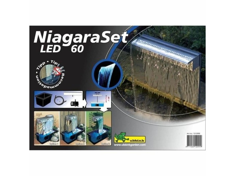 Градински фонтан Ubbink Niagara 60 10 x 60 x 12,5 cm Градински фонтан Ubbink Niagara 60 10 x 60 x 12,5 cm