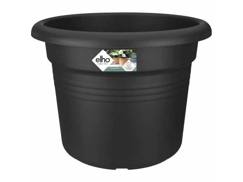 Саксия Elho   Черен Пластмаса Кръгъл Ø 45 cm