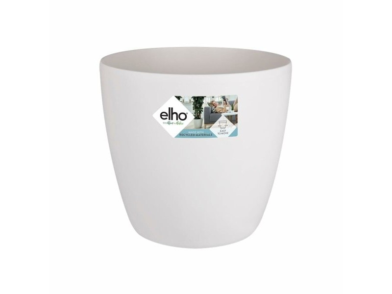 Саксия Elho Ø 47 cm Бял Пластмаса Кръгъл