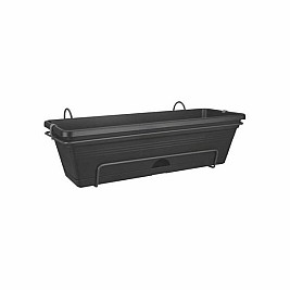Саксия Elho Basics 25,7 x 47,3 x 16,7 cm Черен Зелен Пластмаса