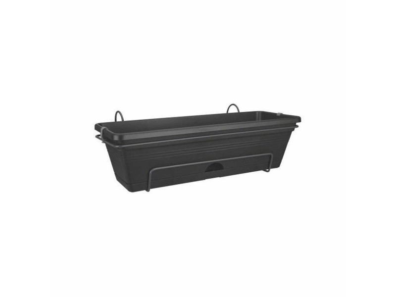 Саксия Elho Basics 25,7 x 47,3 x 16,7 cm Черен Зелен Пластмаса