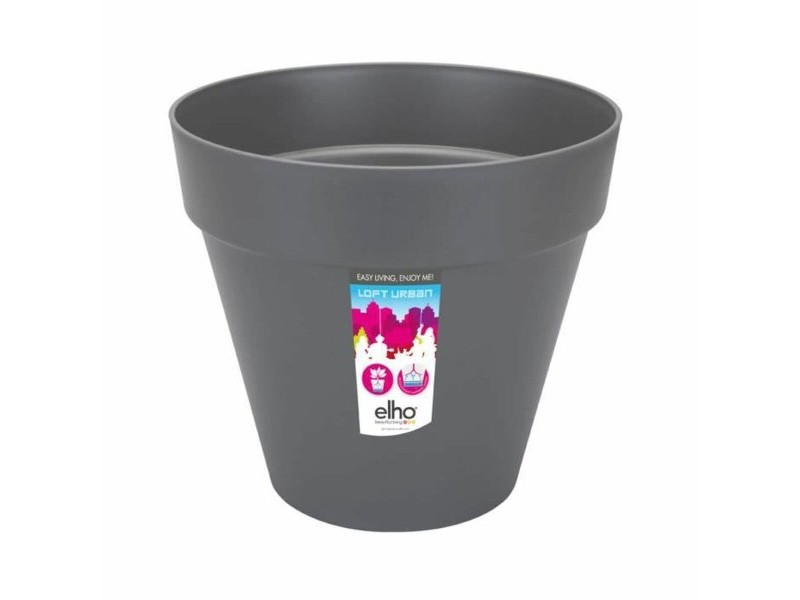 Саксия Elho Loft Urban Кръгъл Сив Ø 40 cm Саксия Elho Loft Urban Кръгъл Сив Ø 40 cm