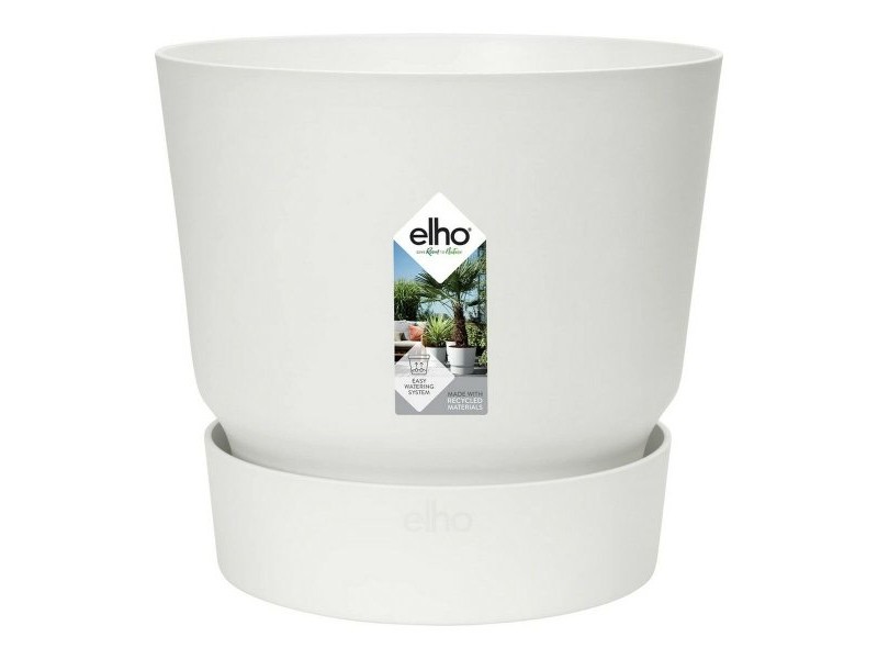 Саксия Elho 0464344715000 Бял Кръгъл