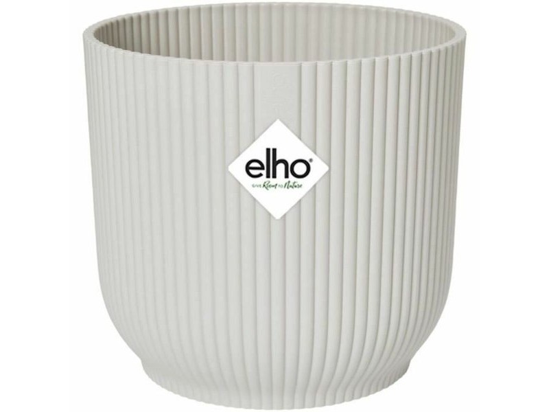 Саксия Elho   Ø 22 cm Бял Пластмаса Кръгъл