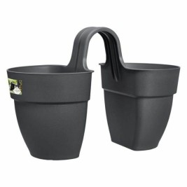 Саксия Elho Vibia Campana Twin 38,4 x 20,5 x 26,5 cm Антрацит