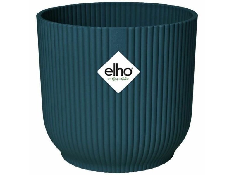Саксия Elho   Ø 25 cm Кръгъл Тъмно синьо Пластмаса