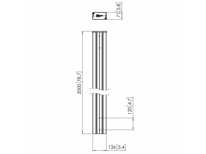 Поставка Vogel's 7229200 (200 CM)
