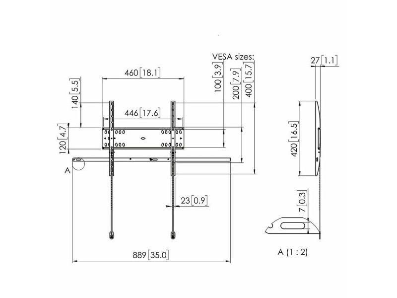 Поставка за телевизор Vogel's 7045000 50 kg 55