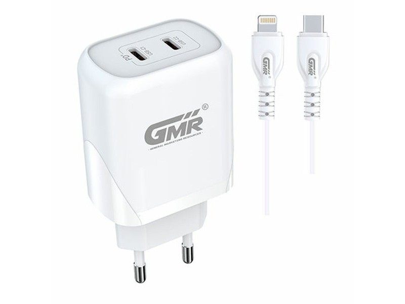 Зарядно за стена Goms 40 W USB-C x 2