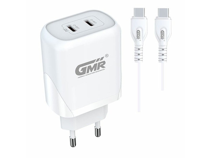 Зарядно за стена Goms 40 W USB-C x 2