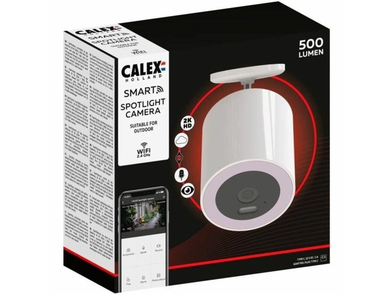 Видеокамера за наблюдение Calex Spotlight Security