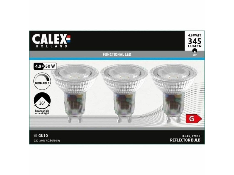 LED крушка Calex Бял G 4,9 W (2700 K)
