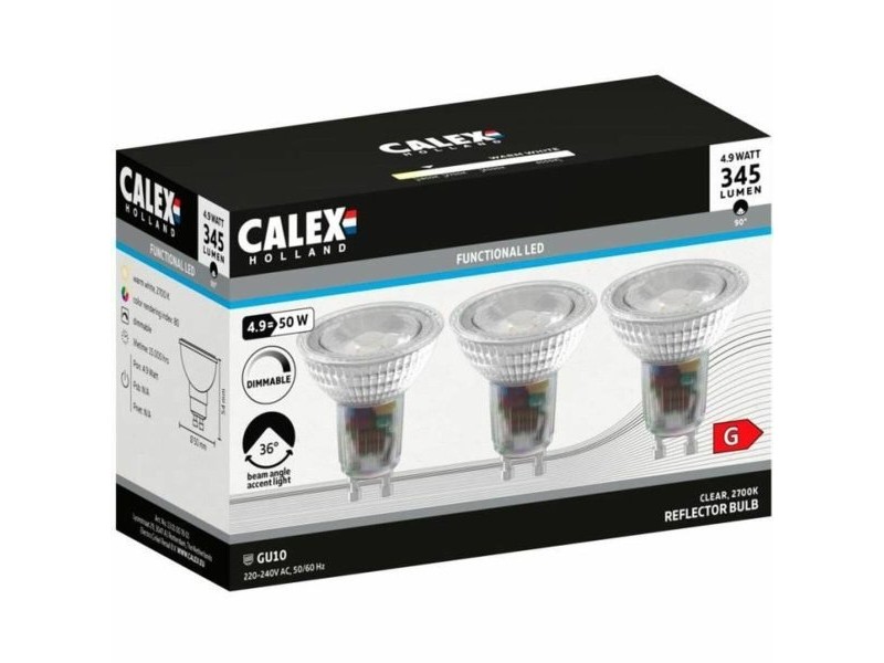 LED крушка Calex Бял G 4,9 W (2700 K)