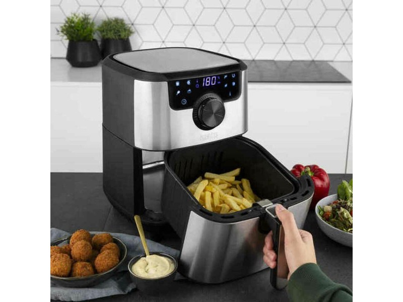 въздушен фритюрник Princess 01.182033.01.001 1500 W Черен Сребрист 4,5 L