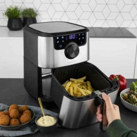 въздушен фритюрник Princess 01.182033.01.001 1500 W Черен Сребрист 4,5 L