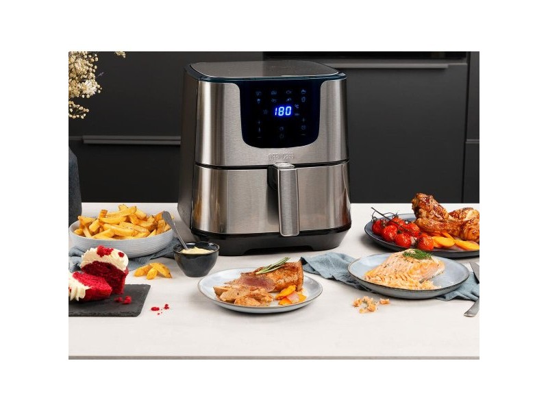 въздушен фритюрник Princess 182060 1700 W 5,5 L Сребрист въздушен фритюрник Princess 182060 1700 W 5,5 L Сребрист