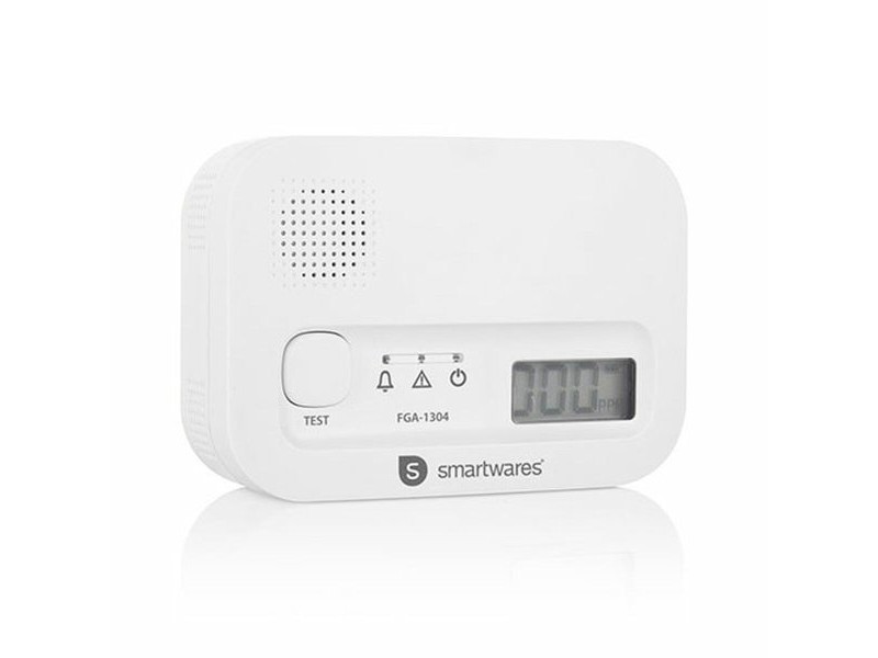 Комбиниран детектор за дим и въглероден окис Smartwares FGA-13041 85 dB