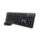Kлаиатура с безжична мишка Trust TKM-350 Черен QWERTY
