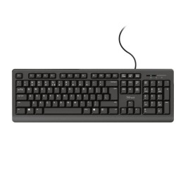 Клавиатура Trust Primo Qwerty португалски език Черен