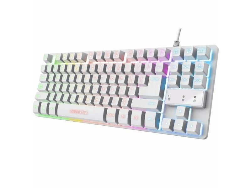 Клавиатура за игри Trust GXT 833W Бял