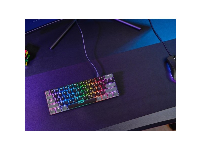 Клавиатура за игри Trust GXT 867 Acira Черен Многоцветен QWERTY Qwerty US