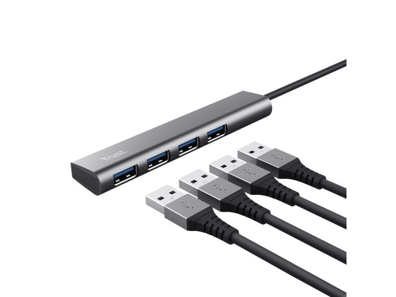 USB извод Trust 24948 Сив (1 броя)