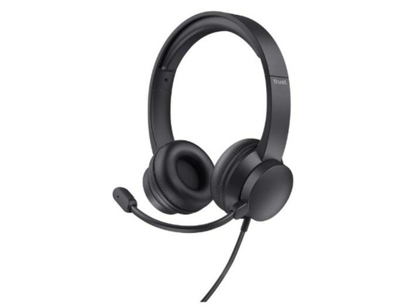 Слушалки с микрофон Trust HS-150 Черен